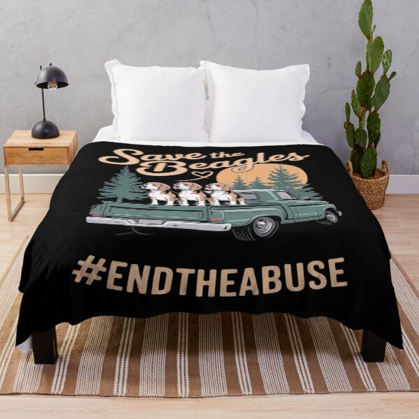 Item preview, Save The Beagles End Animal Abuse Vintage Dog designed and sold by ProudForFunny.