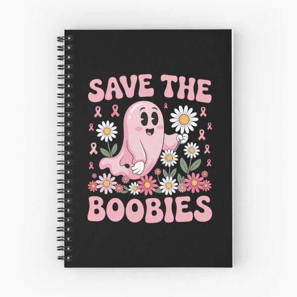 Item preview, Save The Boobies Breast Cancer Awareness Ghost designed and sold by ProudForFunny.