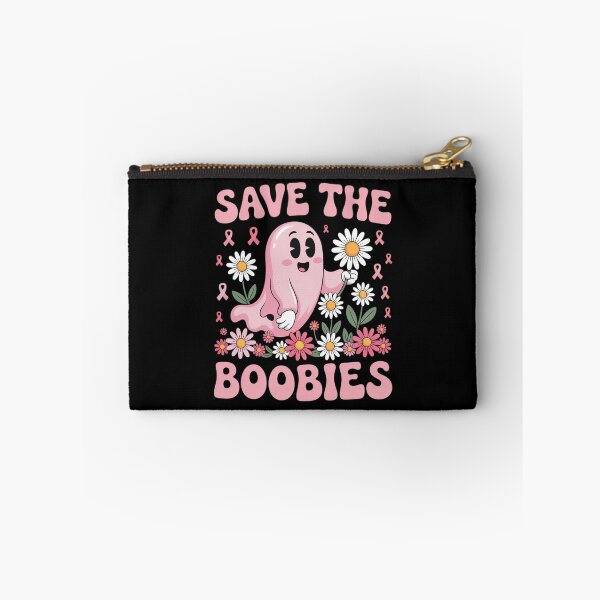 Item preview, Save The Boobies Breast Cancer Awareness Ghost designed and sold by ProudForFunny.