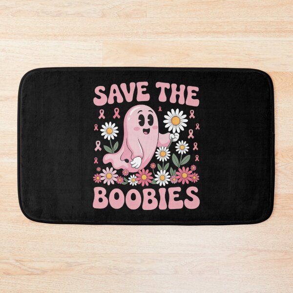 Item preview, Save The Boobies Breast Cancer Awareness Ghost designed and sold by ProudForFunny.