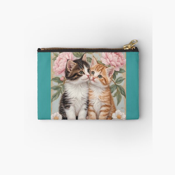 Item preview, A couple of cute kittens among the peonies. designed and sold by Natalia-Vlad.