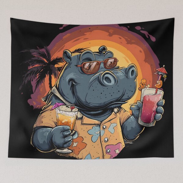 Item preview, Cool Daddy Hippo designed and sold by ClubVacay.