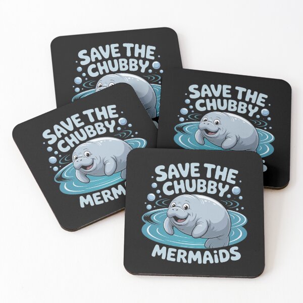 Item preview, Save The Chubby Manatee Cute Mermaids Ocean designed and sold by ProudForFunny.