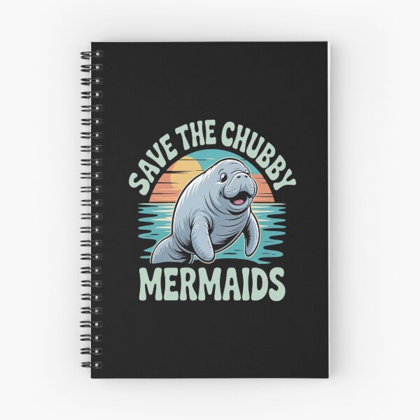 Item preview, Save The Chubby Manatee Ocean Mermaids Conservation designed and sold by ProudForFunny.