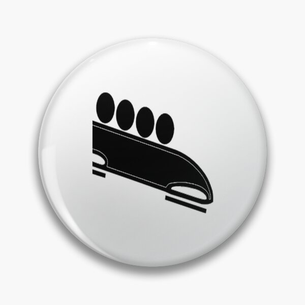 Item preview, ZPS Winter Sports Bobsledders Silhouette Black designed and sold by ZaryaParx.