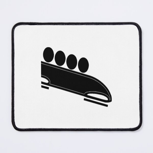 Item preview, ZPS Winter Sports Bobsledders Silhouette Black designed and sold by ZaryaParx.