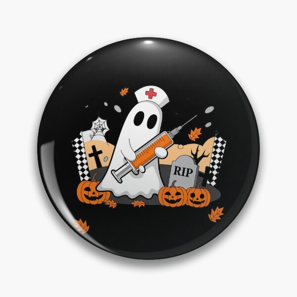 Item preview, Say Boo to Flu Halloween Ghost Nurse Boo to The Flu designed and sold by ProudForFunny.