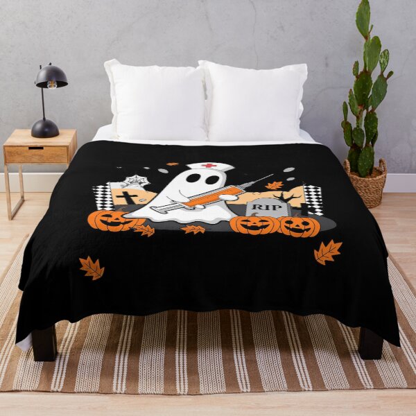 Item preview, Say Boo to Flu Halloween Ghost Nurse Boo to The Flu designed and sold by ProudForFunny.