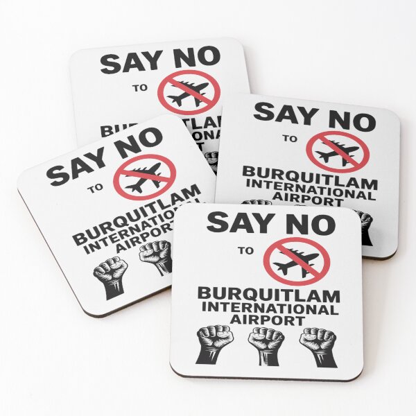 Item preview, Say No to Burquitlam Airport Protest designed and sold by ProudForFunny.