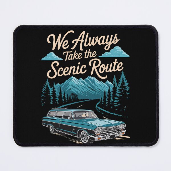 Item preview, Scenic Route Family Road Trip Vacation Matching designed and sold by ProudForFunny.