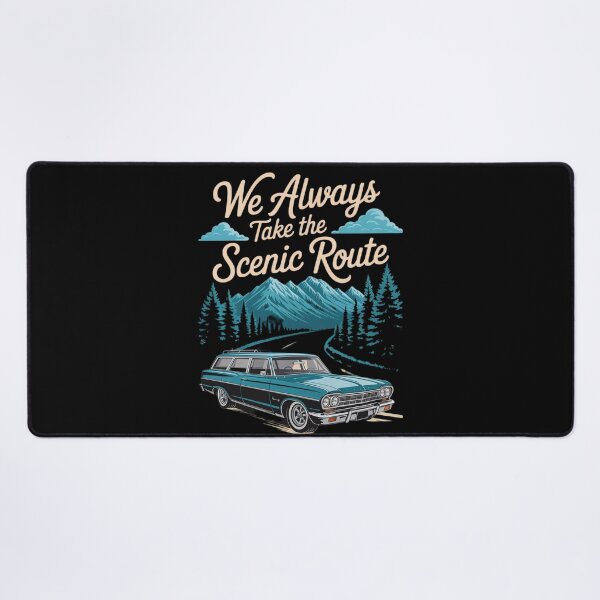 Item preview, Scenic Route Family Road Trip Vacation Matching designed and sold by ProudForFunny.