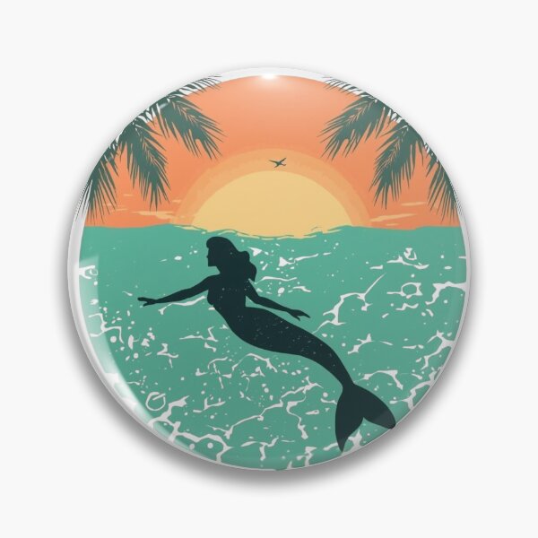 Item preview, Old Florida Weeki Wachee Mermaid Retro Souvenir designed and sold by Nordic Echo.