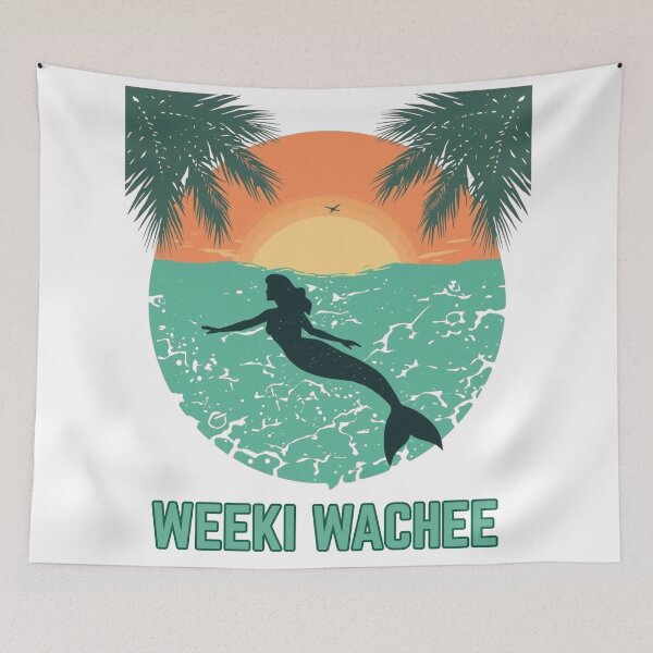 Item preview, Old Florida Weeki Wachee Mermaid Retro Souvenir designed and sold by Nordic Echo.