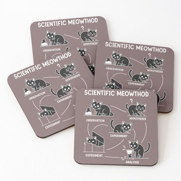 Item preview, Scientific Meowthod Science Cat Teacher Student Cool designed and sold by ProudForFunny.