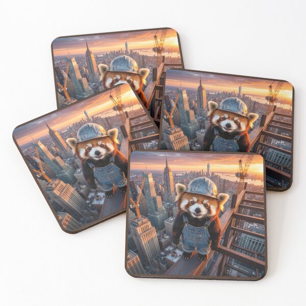 Item preview, Red Panda on a Sky High Girder designed and sold by Tridentulus.