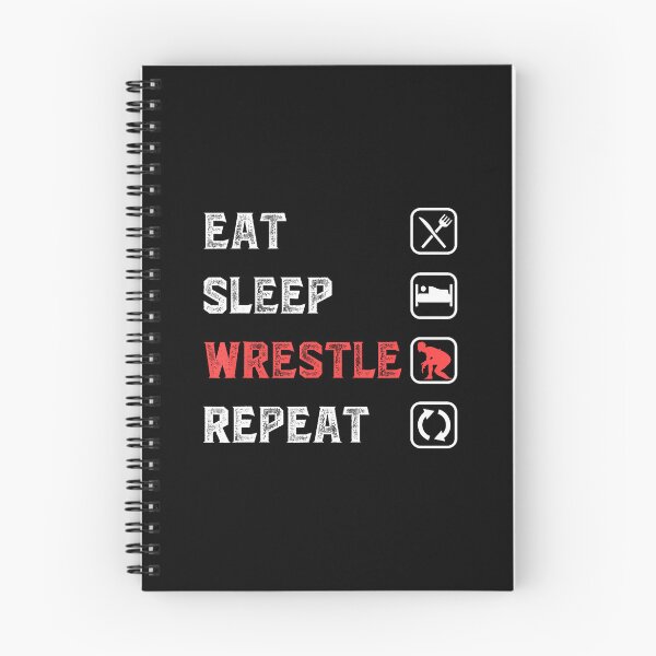 Item preview, Eat Sleep Wrestle Repeat Sport Wrestlers Wrestler Wrestling designed and sold by endabettyau.