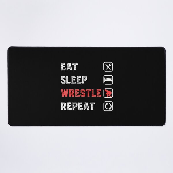 Item preview, Eat Sleep Wrestle Repeat Sport Wrestlers Wrestler Wrestling designed and sold by endabettyau.