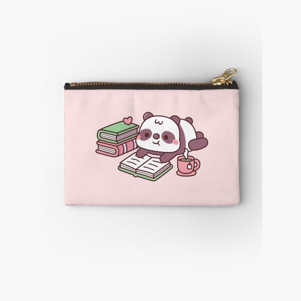 Item preview, Cute Panda Bear Chilling With Books And Tea designed and sold by rustydoodle.
