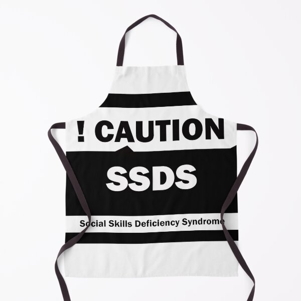 Item preview, Caution Social Skills Deficiency Syndrome designed and sold by CinKim.