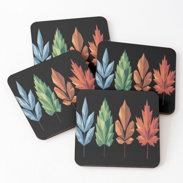 Item preview, Seasonal Geometric Leaves Nature Low Poly Leaf designed and sold by Libbysharts.