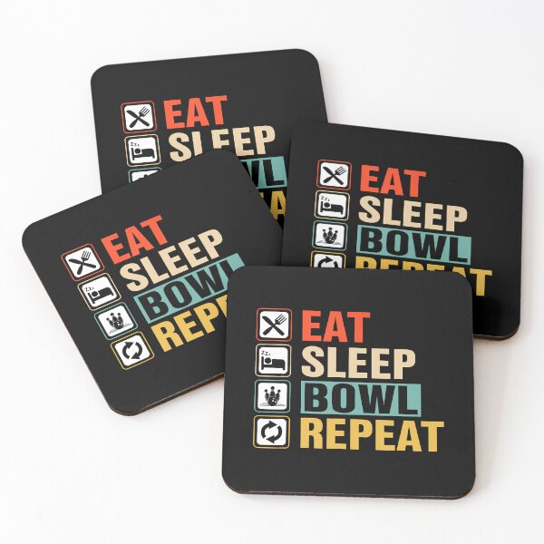 Item preview, Eat Sleep Bowl Repeat designed and sold by desuyomoskov7.