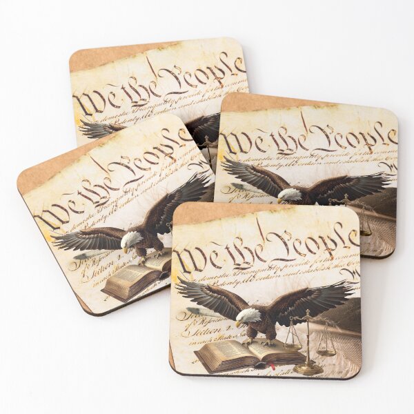 Item preview, We The People – US Constitution Patriotic Americana Typography Design designed and sold by Chippychips1.