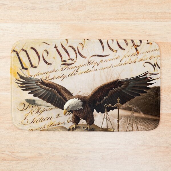 Item preview, We The People – US Constitution Patriotic Americana Typography Design designed and sold by Chippychips1.