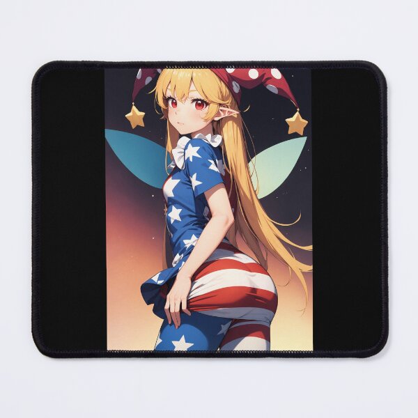 Item preview, Clownpiece Touhou - Hell Fairy Stars and Stripes Anime Girl Art designed and sold by iloveanimechibi.