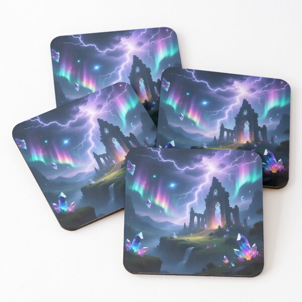 Item preview, Artistic view of a thunderstorms with lighting.  designed and sold by Nomad-Maynard.