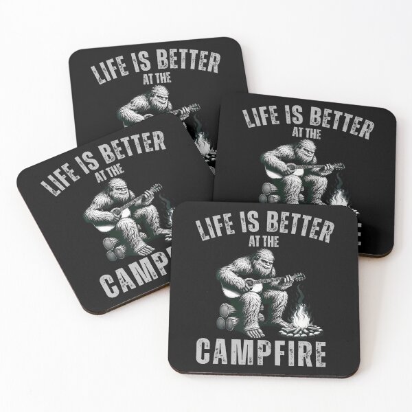 Item preview, Camping Rock Bigfoot Guitar Life Is Better At The Campfire designed and sold by desuyomoskov7.