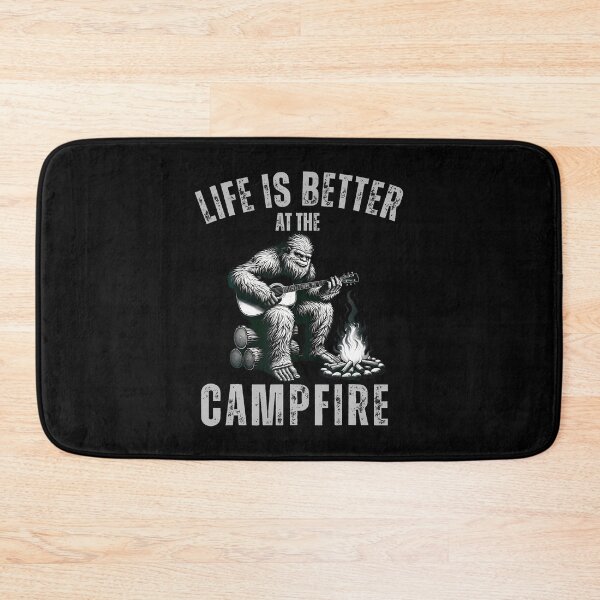 Item preview, Camping Rock Bigfoot Guitar Life Is Better At The Campfire designed and sold by desuyomoskov7.