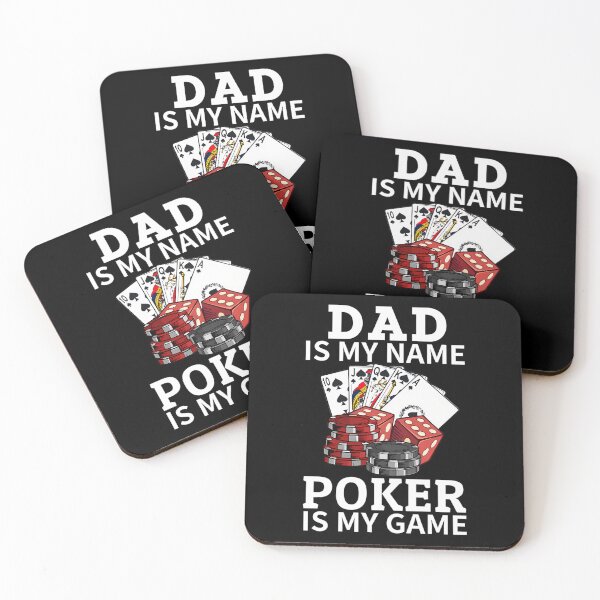 Item preview, Dad Is My Name Poker Is My Game Funny Poker Casino Poker Player Poker Women Gambling designed and sold by cordfried3h.