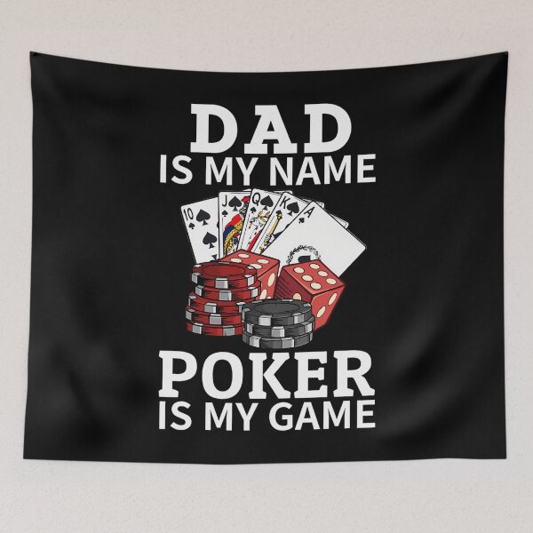 Item preview, Dad Is My Name Poker Is My Game Funny Poker Casino Poker Player Poker Women Gambling designed and sold by cordfried3h.