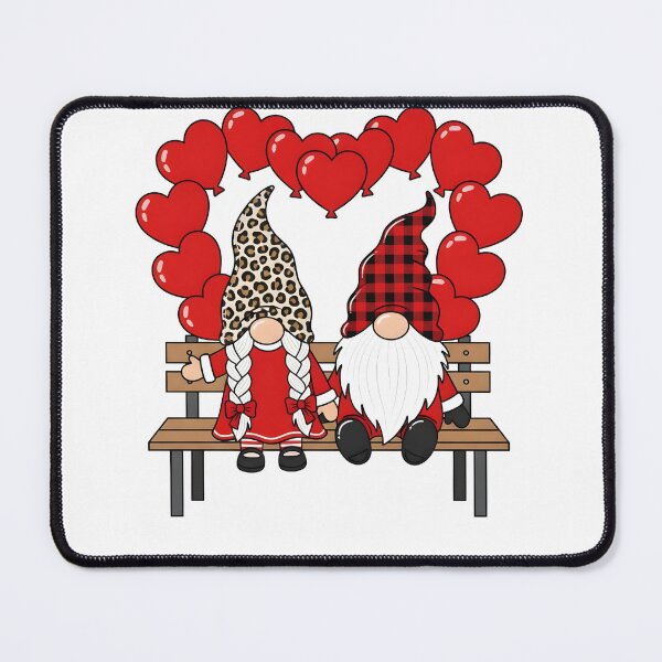 Item preview, Gnome Couple Valentine's Day Gnome Valentine designed and sold by KroghDs.