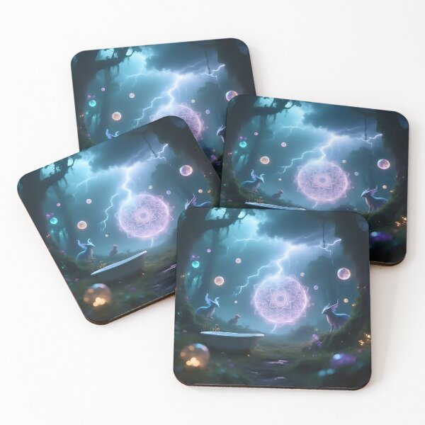 Item preview, Artistic view of a thunderstorms with lighting.  designed and sold by Nomad-Maynard.