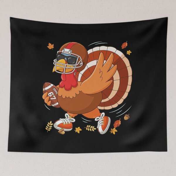Item preview, Thanksgiving Football Turkey 67 Six Seven Cartoon designed and sold by LashondaGreen89.