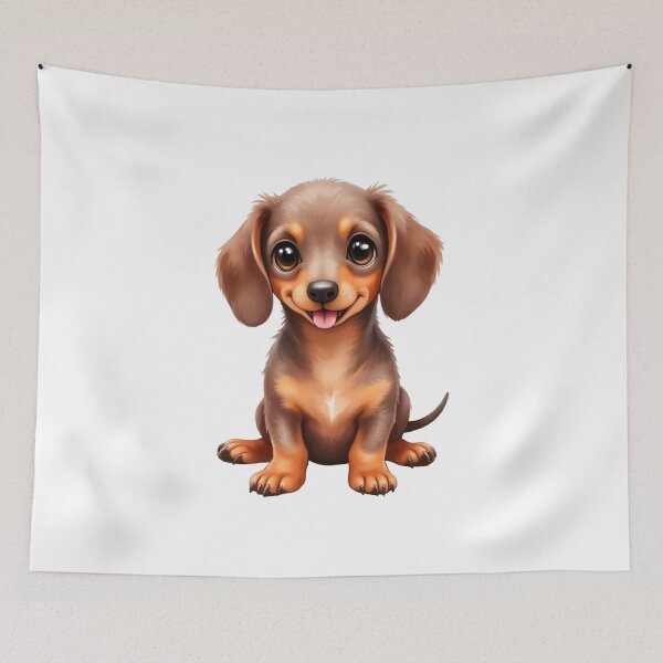 Item preview, Cozy Dachshund Puppy designed and sold by Kuky Studio.