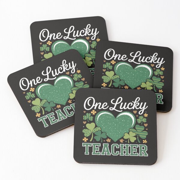 Item preview, St Patricks Day Women's Shamrock Buffalo Plaid Teacher designed and sold by MaryTaylor3.