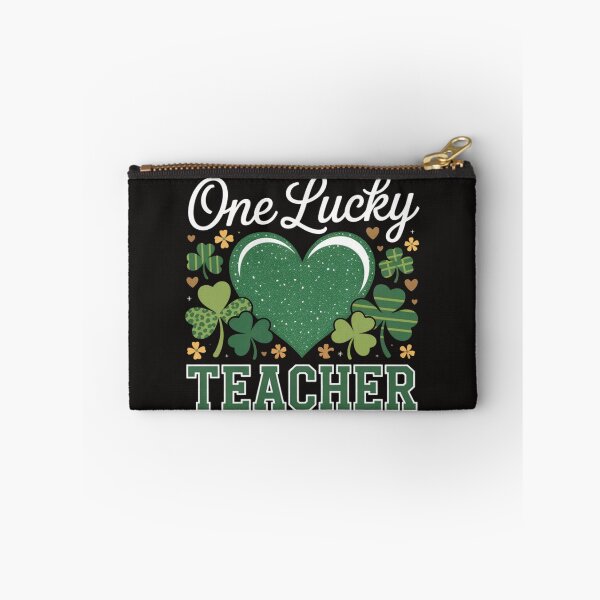 Item preview, St Patricks Day Women's Shamrock Buffalo Plaid Teacher designed and sold by MaryTaylor3.