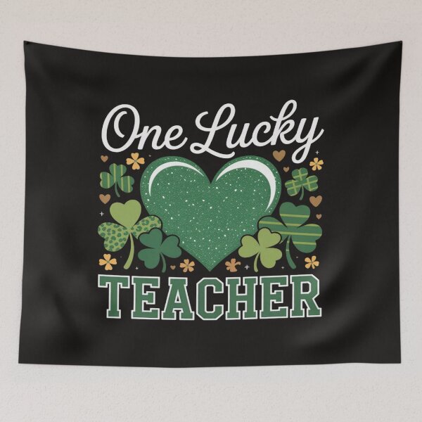 Item preview, St Patricks Day Women's Shamrock Buffalo Plaid Teacher designed and sold by MaryTaylor3.