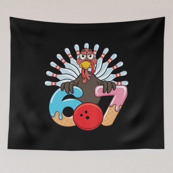 Item preview, Funny Bowling Turkey 607 Six Seven Score Design designed and sold by LashondaGreen89.
