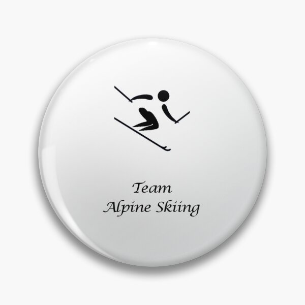 Item preview, ZPS Winter Sports Team Alpine Skiing Black designed and sold by ZaryaParx.
