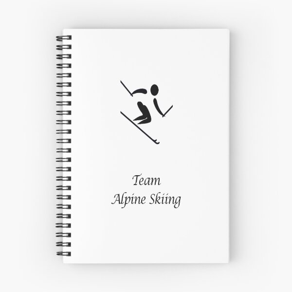Item preview, ZPS Winter Sports Team Alpine Skiing Black designed and sold by ZaryaParx.