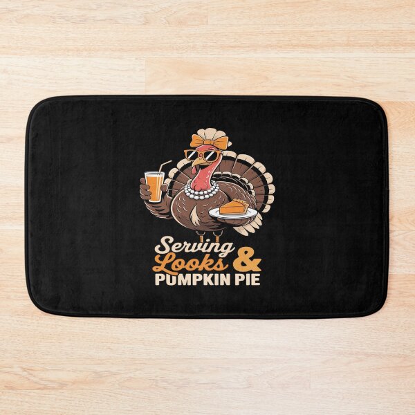 Item preview, Serving Looks & Pumpkin Pie Coffee Bow Thanksgiving Turkey designed and sold by Libbysharts.
