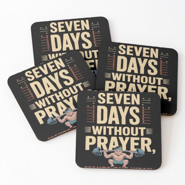Item preview, Seven Days Without Prayer Makes One Weak Faith Calendar designed and sold by Libbysharts.