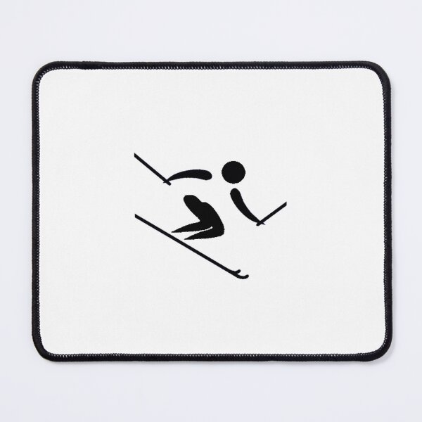 Item preview, ZPS Winter Sports Alpine Skier Silhouette designed and sold by ZaryaParx.