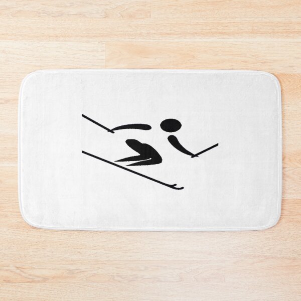 Item preview, ZPS Winter Sports Alpine Skier Silhouette designed and sold by ZaryaParx.