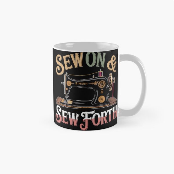 Item preview, Sew On & Sew Forth Funny Vintage Sewing Machine designed and sold by Libbysharts.