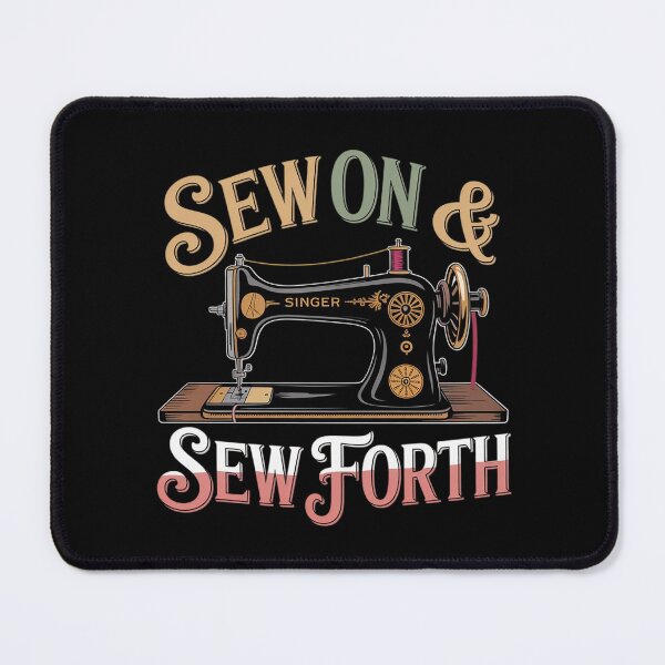 Item preview, Sew On & Sew Forth Funny Vintage Sewing Machine designed and sold by Libbysharts.