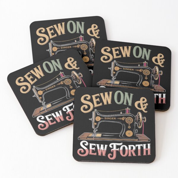 Item preview, Sew On & Sew Forth Funny Vintage Sewing Machine designed and sold by Libbysharts.